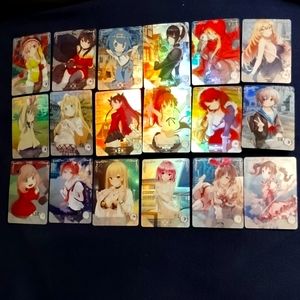 Goddess Story Card SR rarity Full set NS-2M07 037-054 Lot of 18 NM Anime Waifu